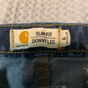 Carhartt Size 6 Skinny Fit/Skinny Leg